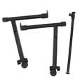 thumbnail image 1 of Keyboard Stand Extension Adapter L Shape Electronic Piano Rack 2 Tier Riser Adjustable 42-75cm Width for Stability and Support, 1 of 5
