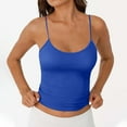 thumbnail image 2 of Aboser Sports Cami Tops for Women Slin Fit Workout Tank Tops Adjustable Spaghetti Strap Camisoles Soft Slim Fit Sleeveless Tees Athletic Active Fit Tanks, 2 of 9