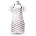 thumbnail image 3 of Fourth of July Apron, Repeating Pattern of Striped Star Shapes Representing the US Flag, Unisex Kitchen Bib with Adjustable Neck for Cooking Gardening, Adult Size, Vermilion Blue White, by Ambesonne, 3 of 4