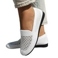 thumbnail image 5 of uvwlwu Women's Mesh Shoes Casual And Fashionable On Mesh Shoes Breathable And Comfortable Export Quality Women's Shoes.(White,8.5), 5 of 9