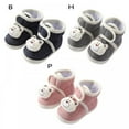 thumbnail image 3 of Xinhuaya Baby Booties Girl & Boy Infant Fleece Slippers - Soft Cozy and Colorful Baby Shoes 0-6 Months, 3 of 7