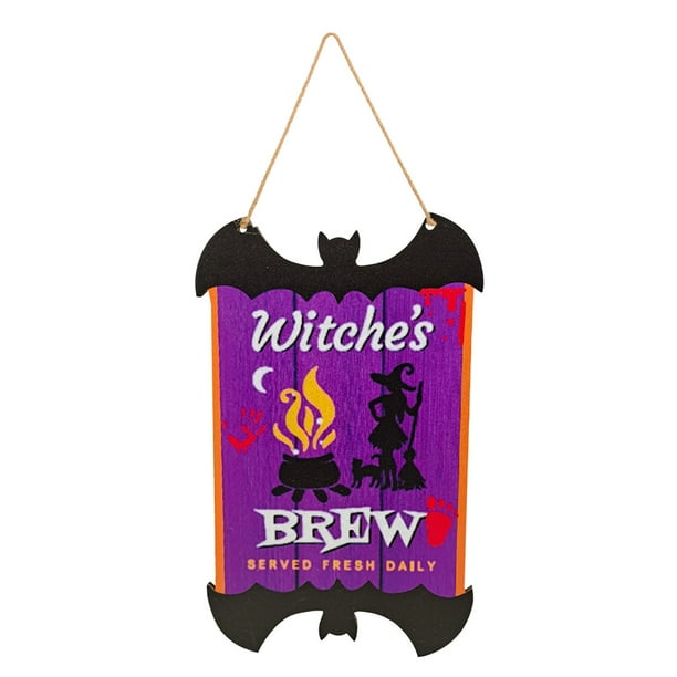 Nueva Etiqueta para Puerta de Halloween, Decoración para Fiestas, Festivales Fantasma, Decoración Del Hogar, Artesanías de Madera
