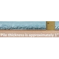 thumbnail image 3 of HR Plush Aqua Solid Color Shag Rug - Thick Pile, High-End, Soft & Cozy Floor Carpet for Bedroom & Living Room, 3 of 5
