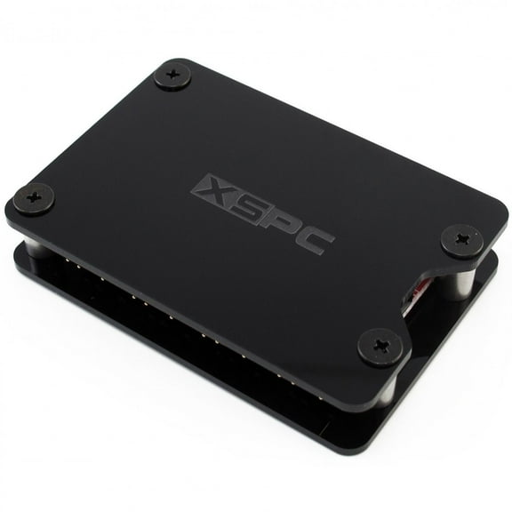 XSPC 8-Way 5V 3-pin RGB Fan Splitter, Black