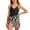 Black, variant on Girls Swimsuit Size 6 Ribbed Bikinis for Teens Drawstring Tankini Set 3 Pieces Hawaiian Girls Bathing Suit size 6