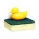 thumbnail image 1 of Soporte para colador de fregadero de cocina, sin Bpa, pato amarillo JAMW Sencillez, 1 of 5