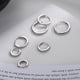 thumbnail image 1 of Pendientes de plata S925 con forma de círculo de circonita y diamante para mujer, aretes con forma de círculo de diamante Rai Explosive Advanced Sense, 1 of 5