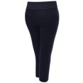 thumbnail image 2 of FashionOutfit Women's Basic 3/4 Solid Workout Yoga Pants, 2 of 4