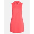 thumbnail image 4 of Birdie Bound Women's Karina Sleeveless Polo Dress with Body Liner, Sizes XS-XXL, 4 of 5