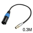 thumbnail image 3 of Cable adaptador Mini XLR perfecl 0.3M para cámara Grabación Pen Auricular, 3 of 8