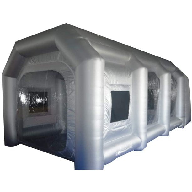 BENTISM Inflatable Paint Booth 13x10x9ft Inflatable Spray Booth Car Paint  Tent with 950W Filter System Blower 