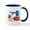 White/Navy Inside, variant on CafePress - Snoopy Joe Cool Large Mug - 11 oz Ceramic Mug - Novelty Coffee Tea Cup