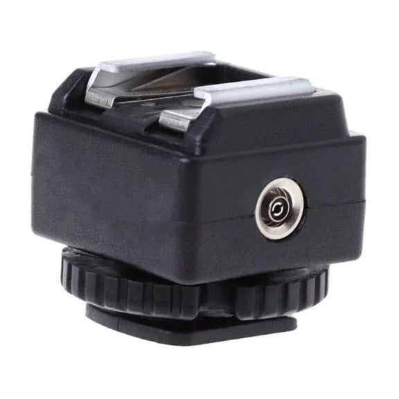Hot Shoe Converter Adapter PC Sync Socket for Nikon for Canon Flash to Camera TAPDRA Spare Part