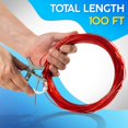 thumbnail image 2 of 100ft Plastic Coated Cable ft Plastic Coated Cable Pool Cover Cable and Ratchet Pool Cover Cable and, 2 of 5