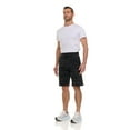 thumbnail image 6 of 12 Pack Mens Fleece Lined Cotton Shorts, 11 Inch Casual Comfy Lounge Shorts, Wholesale Bulk Multipack for Donations, Charities, and Shelters (Black Camo, Small), 6 of 7