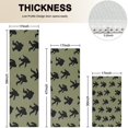 thumbnail image 4 of Green Bigfoot Pattern Kitchen Rugs Sets Of 3,Kitchen Runner Rugs Non Skid Washable,Decorative Kitchen Floor Mats for Kitchen,Sink,Laundry,17"x30"+ 17"x47" + 17"x59", 4 of 6