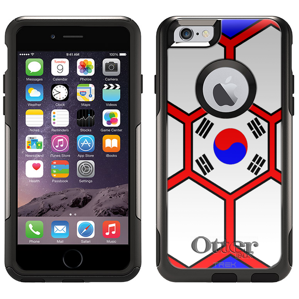 Otterbox Commuter Case for iPhone 6 Soccer Ball Korea Flag by Trek Media Group