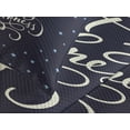 thumbnail image 4 of Ambesonne Inspirational Quilted Bedspread Set 3 Pcs, Night Sky Words, Queen Size, Dark Purple Beige, 4 of 5