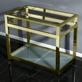 thumbnail image 5 of Kingston Brass Vsp3722b 37" Wide X 30" High Console Stand - Chrome, 5 of 6