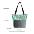 thumbnail image 4 of Kdxio Mushrooms Women Reusable Grocery Bags Foldable Ripstop,Reusable Shopping Bags for Shopping,Gym,Gift, 4 of 7