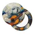 thumbnail image 2 of Hirioo Dog Guitar Starry Night for Round Bar Stool Seat Covers Washable Stool Cushion Slipcover Elastic Bar Chair Covers for 12-14 Inch Chair-12 inch, 2 of 7