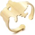 thumbnail image 1 of HAHDAXIA Ukraine Map Ring Stainless Steel Ukrainian Map Outline Ring Jewelry, 1 of 2