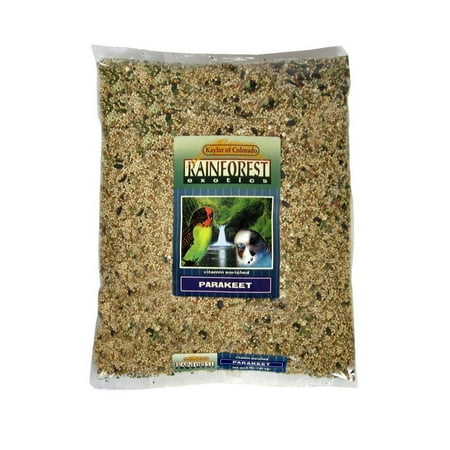 Kaylor Rainforest Parakeet Millet Seed Canary Grass Feed Sunflower Chips 4 lbs