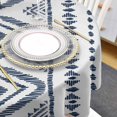 thumbnail image 4 of Blue Boho Round Tablecloth 60 Inch - Waterproof Fabric Table Cloth Protector, Modern Geometric Abstract Aesthetics Tablecloths Washable Table Cover for Kitchen Banquet Coffee Table Party, 4 of 6