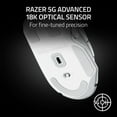thumbnail image 6 of Razer Basilisk V3 X HyperSpeed Wireless Gaming Mouse with Chroma RGB, 9 Programmable Buttons, PC Compatible, White, 6 of 14