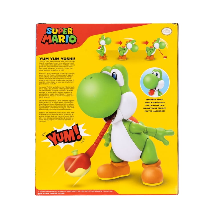 Nintendo Yum Yum Yoshi 9.5 inch Feature Action Figure - Walmart.com