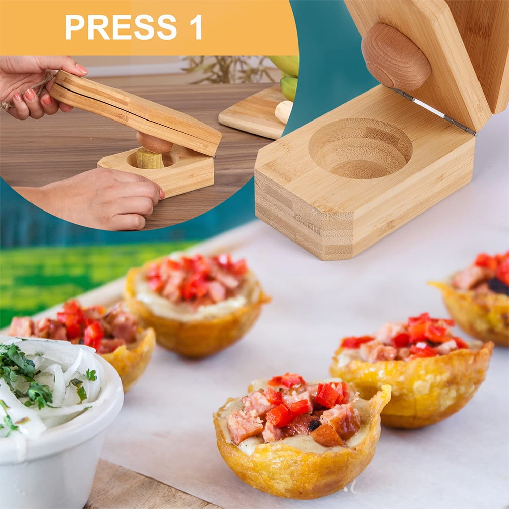 Moule à Boulettes De Viande En Bois - Presse Pour Bacon Banane, Pain De Viande, Format 16x6x6 Cm - 10