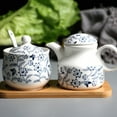 thumbnail image 3 of 1 Set Ceramic Salt Jar Condiment Storage Jar Ceramic Sugar Jar Seasoning Container, 3 of 8