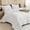 05-White, variant on ANGENIA King Size Comforter Sets Beige - 3 Pieces Cream Boho Bedding Comforter Set for King Bed - Soft Fluffy Tufted Textured All Season Bed Set for Women Men