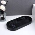 thumbnail image 1 of Luxury Marble Handmade Bathtub Tray Dish Rectangular for Jelry Black, 1 of 8