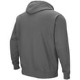 thumbnail image 3 of Men's Colosseum Charcoal Wisconsin Badgers Big & Tall Arch & Logo 2.0 Pullover Hoodie, 3 of 3