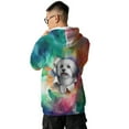 thumbnail image 5 of Funny Watercolor Adorable Havanese Peeking Through Torn Paper Effect All Over Print 3D Hoodie Unisex Merch Hoodies Havanese Dog Lover Gifts Idea - 00026, 5 of 6