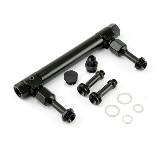Speedmaster PCE341.1018 Adjustable Aluminum 4150 Carburetor Fuel Inlet Log Black (Suits:Holley BG S79)