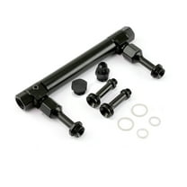 Speedmaster PCE341.1018 Adjustable Aluminum 4150 Carburetor Fuel Inlet Log Black (Suits:Holley BG S79)