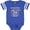 Football Blue and White, variant on My Brother Graduated and I'm Super Proud Boys or Girls Baby Bodysuit