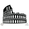 Colosseum Rome Travel Coliseum - 3" Vinyl Sticker - For Car Laptop I-Pad Phone Helmet Hard Hat - Waterproof Decal
