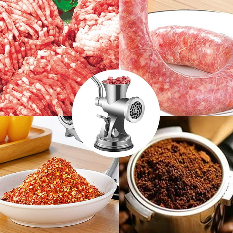 Stainless Steel Food Processor Handheld Manual Meat Grinder