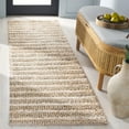 thumbnail image 2 of SAFAVIEH Natural Fiber Bentley Striped Runner Rug, Sage/Bleach, 2'3" x 8', 2 of 6