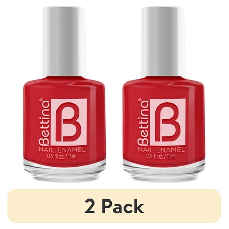 (2 pack) Bettina Nail Enamel Red
