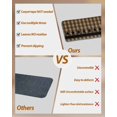 thumbnail image 3 of Stair Treads for Wooden Steps, Brown Black Plaid Peel and Stick Stair Treads with Adhesive, Vintage Rustic Star Buffalo Check Non Slip Indoor Stairs Runner Rugs Mats for Elders Dogs 8"x30"4PCS, 3 of 7