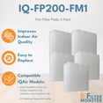 thumbnail image 3 of Filter-Monster Branded Replacement Pre-Filter Pad Pack Compatible with IQAir PF40 Coarse Dust Pre-Filtration Kit, 5-Pack, 3 of 6