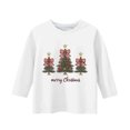 thumbnail image 4 of YUNAFFT T-Shirt à Manches Courtes pour Garçons et Filles 3-12 Ans avec Imprimé Graphique de Noël, Col Rond Décontracté, Haut Extensible Type Coton, Confortable pour le Quotidien, 4 of 4