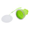 thumbnail image 4 of Silicona retráctil plegable Copa telescópica plegable al aire libre de viaje Camping portátil verde, 4 of 5