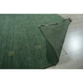 thumbnail image 5 of EORC Hand-Knotted Wool Green Contemporary Transitional Rug - Modern Elegance and Timeless Craftsmanship - 8' x 10', 5 of 7