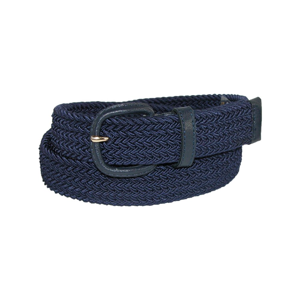Aquarius Men's Elastic Stretch Belt with Covered Buckle (Big & Tall