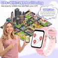 thumbnail image 3 of TOPCHANCES 4G Kids Smart Watch, Kids Cell Phone Watch with GPS Tracker, 2-way Calling, SMS, Voice, Video, Face Unlock Function, Touch Screen Smart Watch for Boys Girls 3-15 (Pink), 3 of 9
